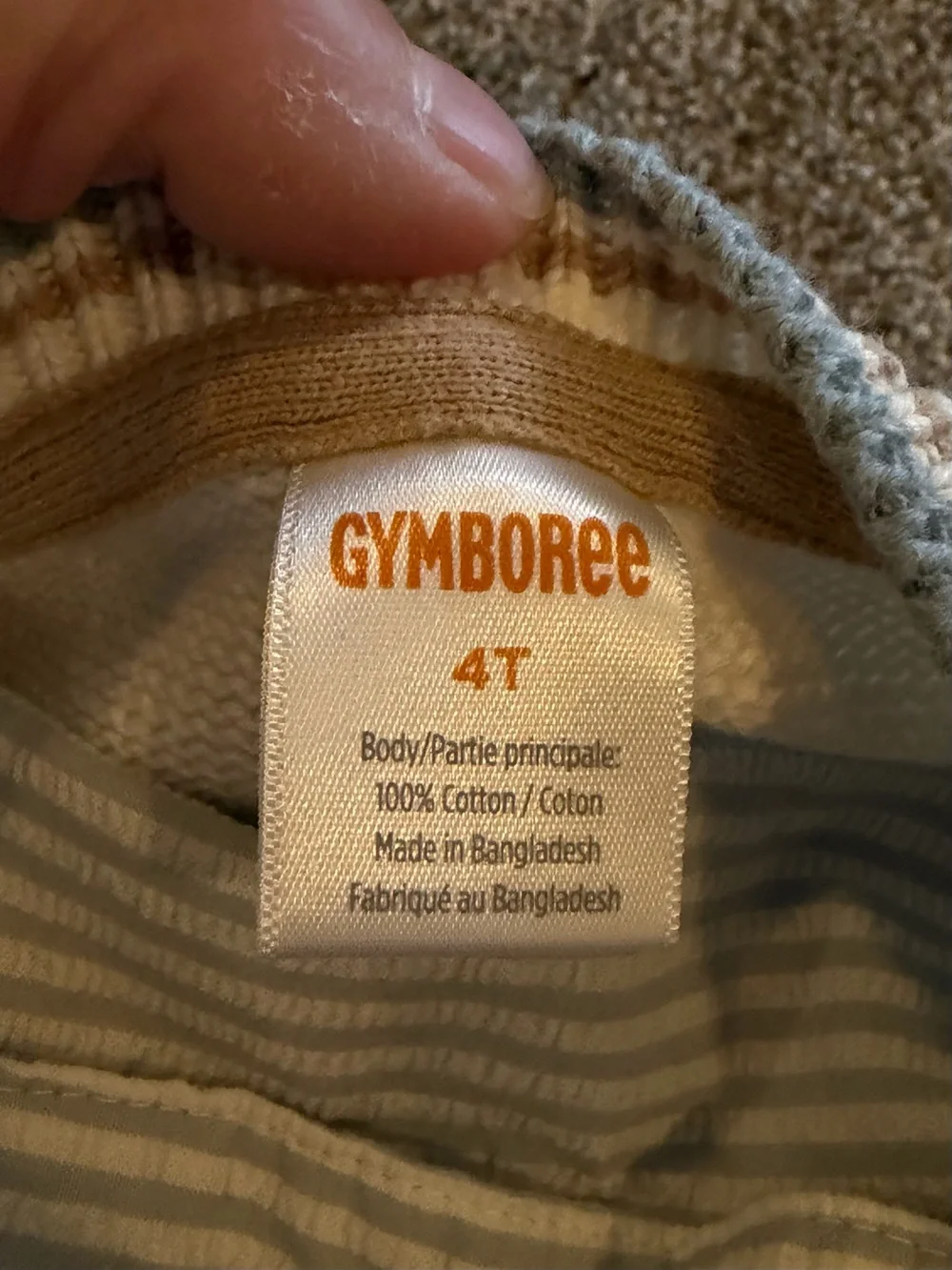 Gymboree Classic Cream Cable-Knit Vest with Light Blue Shirt and Pants - Toddler